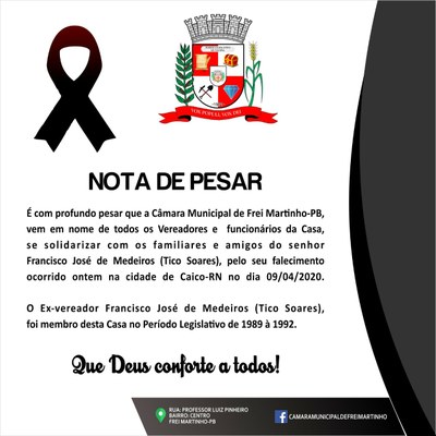 Nota de pesar