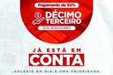 Câmara antecipa 50% do Décimo dos Servidores.