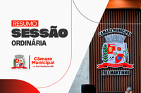 Resumo Sessão Ordinária - 03/11/2025