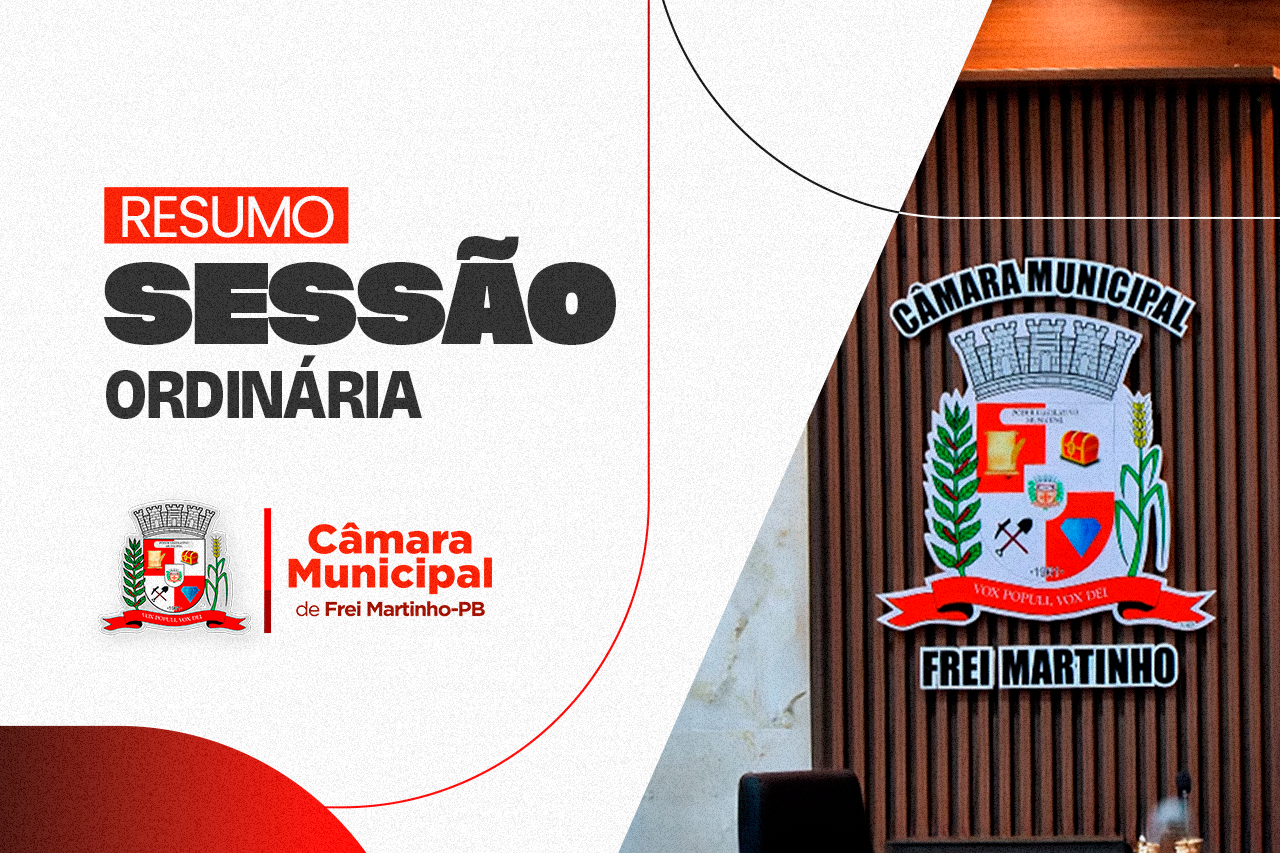 Resumo Sessão Ordinária - 07/04/2025