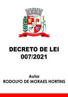 Decreto 007/2021 - Autor: Rodolfo de Moraes Hortins