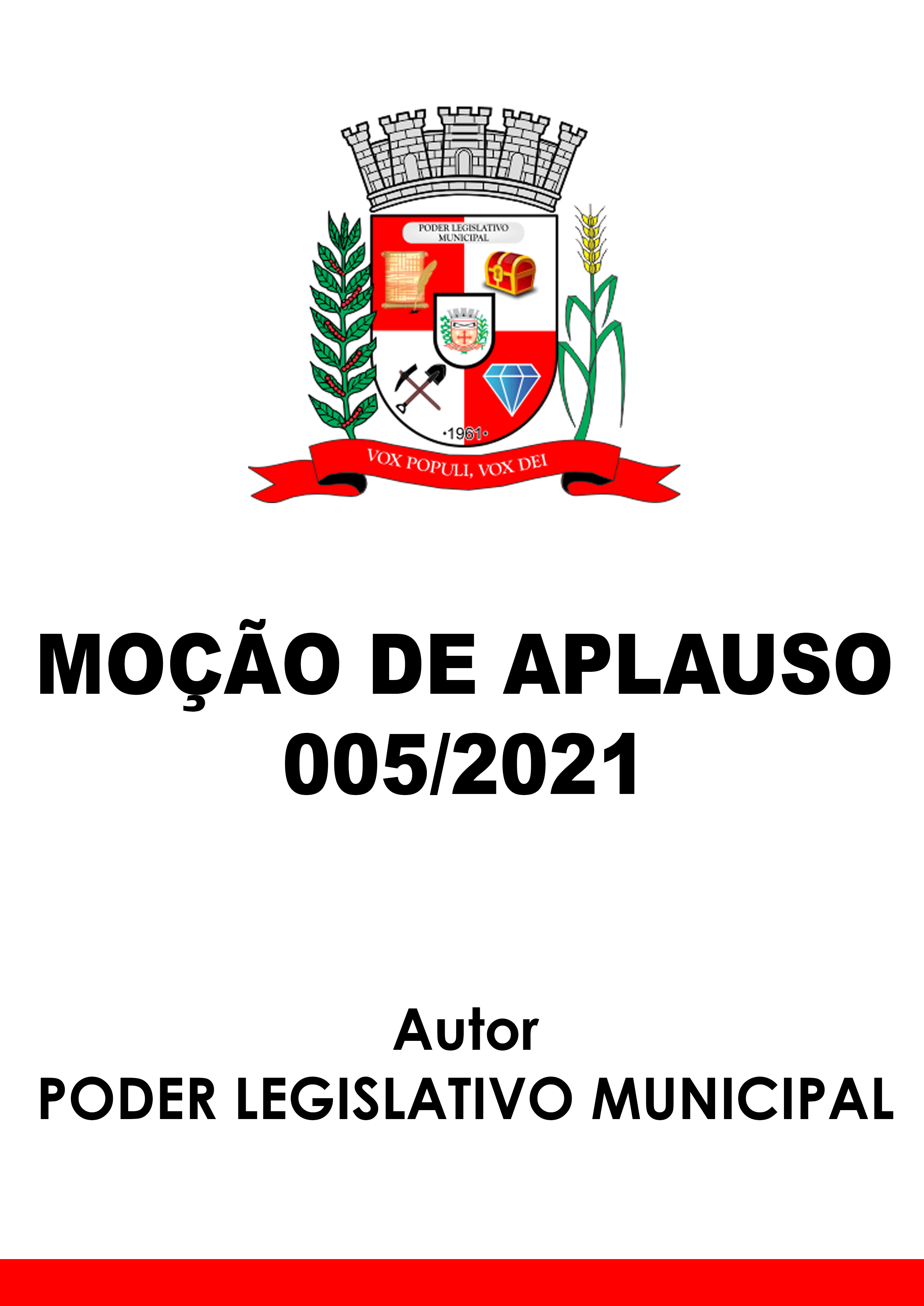 Moção de Aplausos - 005/2021