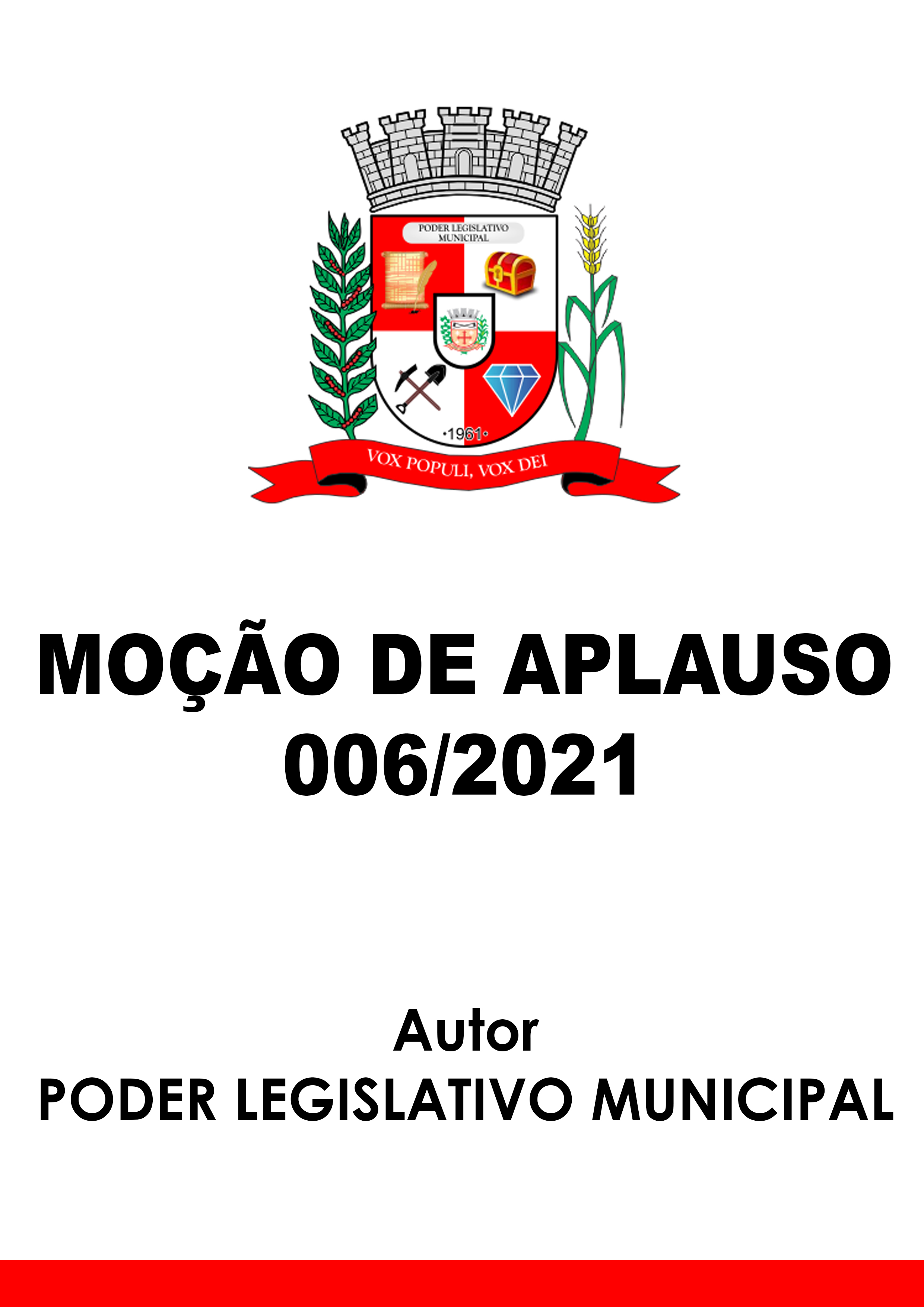 Moção de Aplausos - 006/2021