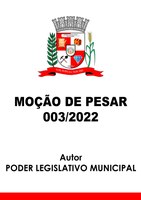 Moção de Pesar - 003/2022